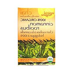 Imperial Organic Cinnamon Rooibus Chai Tea Bags, 18 Count