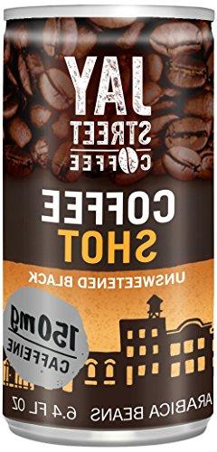 Jay Street Coffee, Coffee Shot, Unsweetened Black, 6.4 Ounce