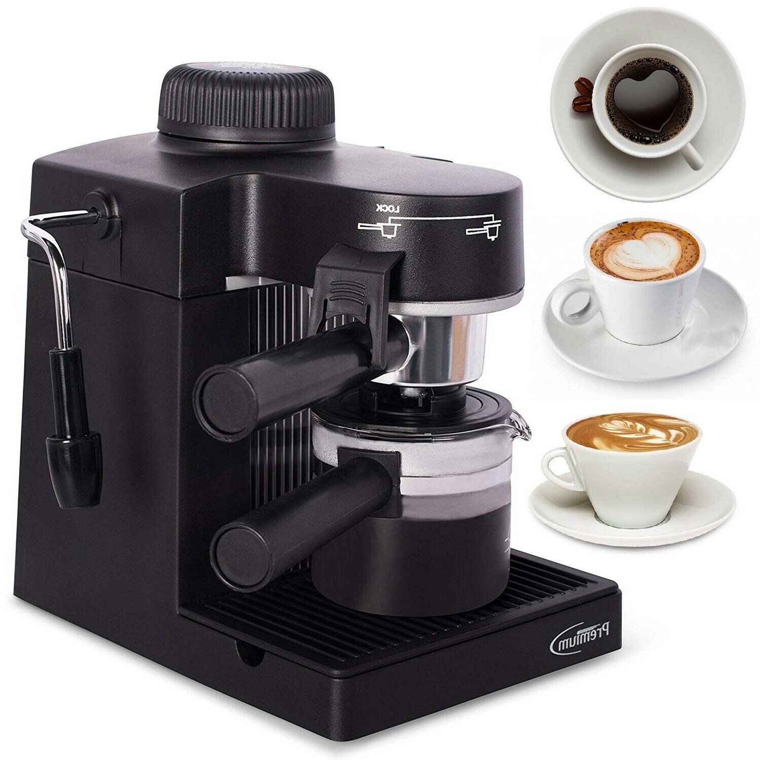 M Frother 4 Cup Cappuccino Latte Coffee Maker