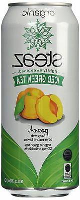 Z Iced Tea Can, Peach Green, Gluten Free, 16-ounces