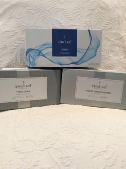Forte Tea.  20pc Boxes. Earl Grey, Green Mango Peach & Bleu 